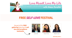 Desktop Screenshot of lovemyselflovemylife.com